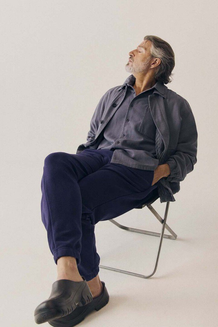 Чоловічі темно-фіолетові джогери American Vintage