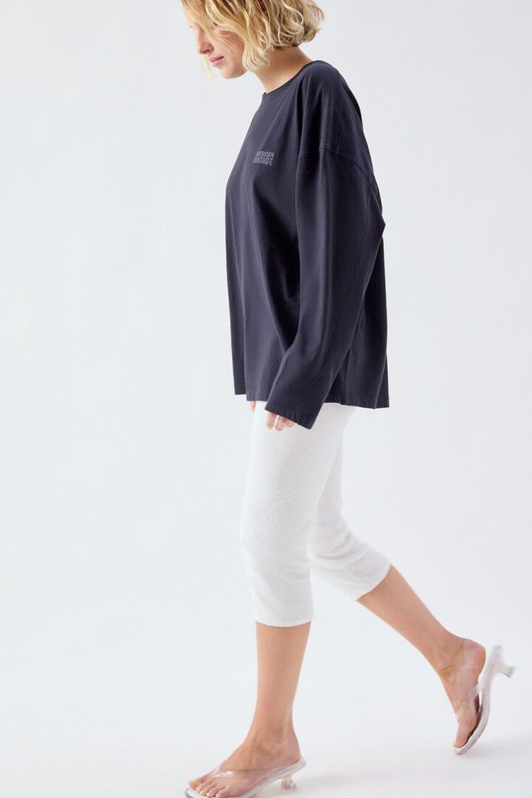 Жіночий чорний лонгслів GIXY American Vintage