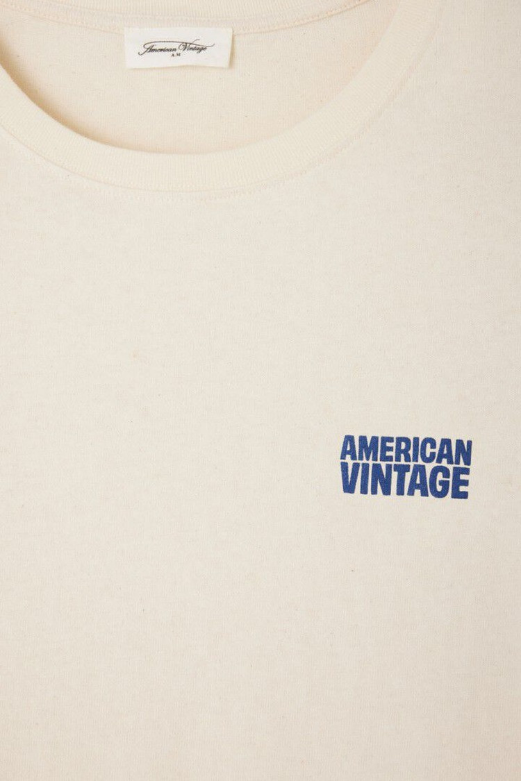 Чоловіча бежева футболка American Vintage