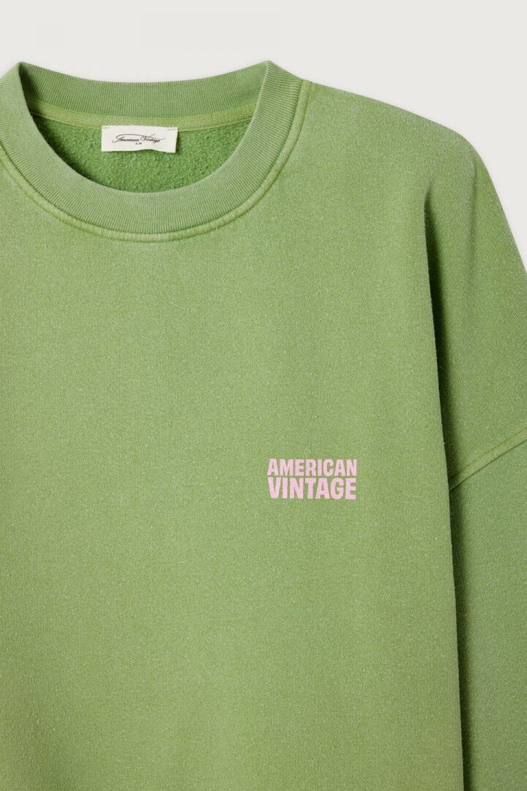 Жіночий зелений світшот PLIZZY American Vintage