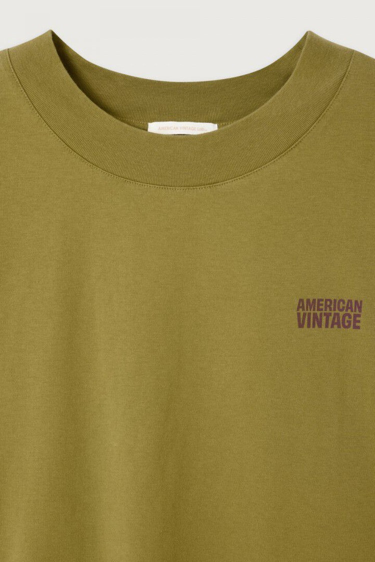 Жіноча футболка хакі GIXY American Vintage