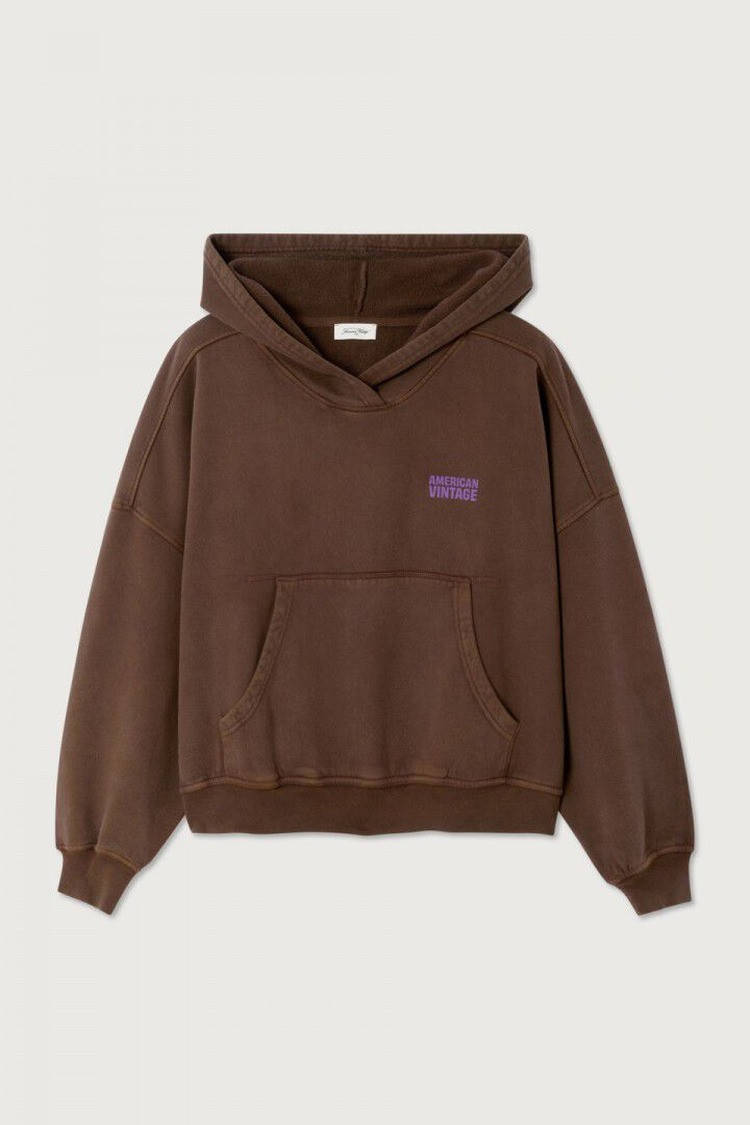 Жіноче коричневе худі PLIZZY American Vintage
