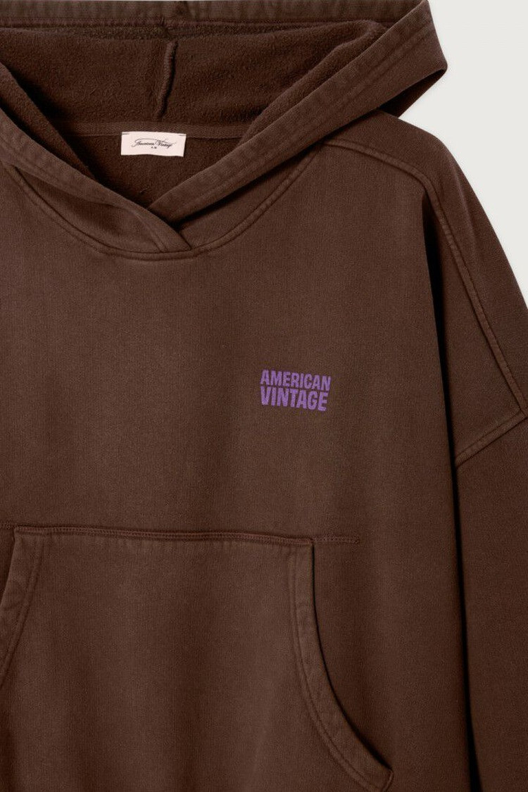 Жіноче коричневе худі PLIZZY American Vintage