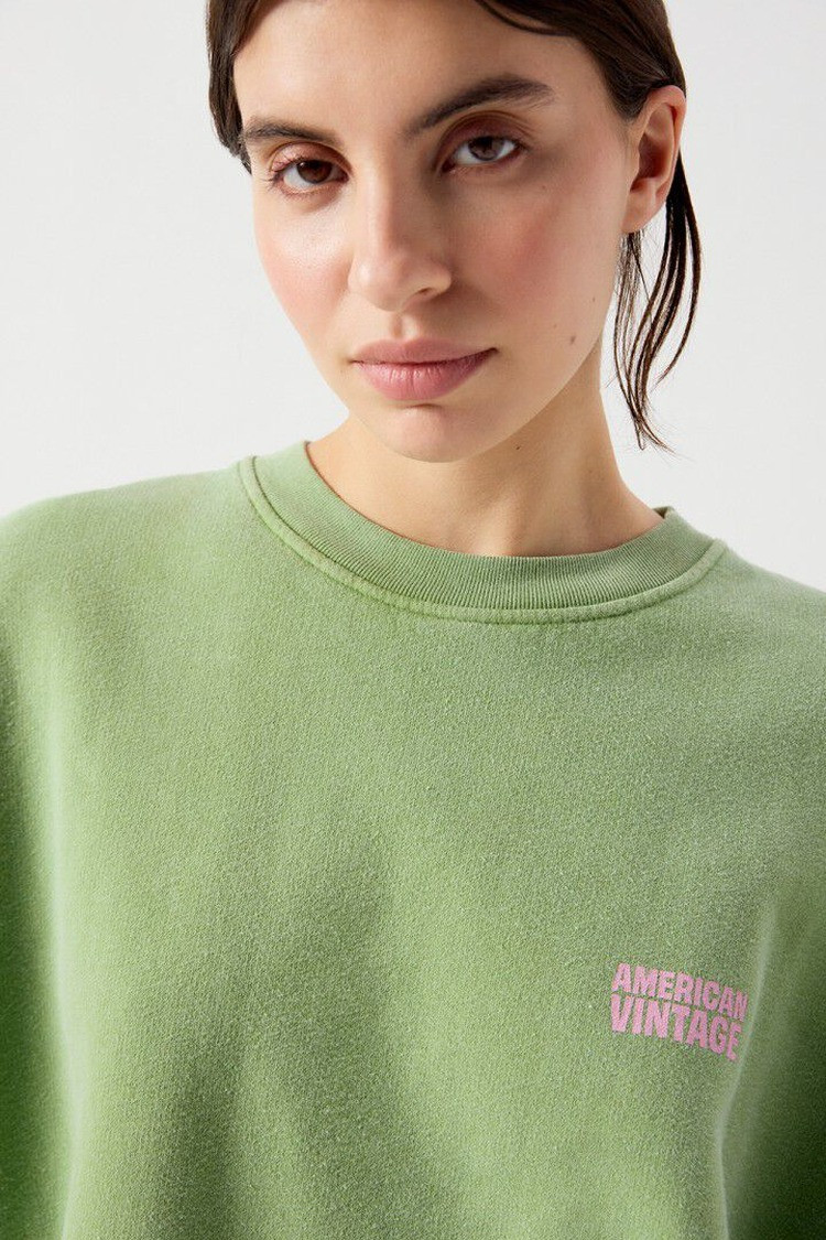 Жіночий зелений світшот PLIZZY American Vintage